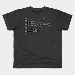 Moog Sub37 Signal Flow 2 Kids T-Shirt